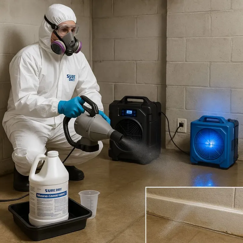 Sanitization and Odor Removal process in Arcadia, LA