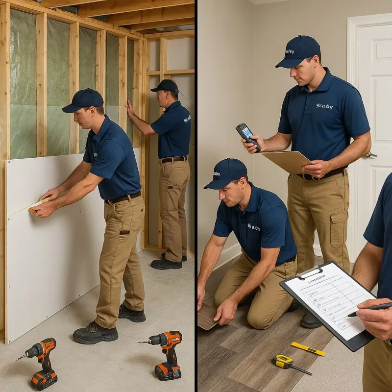 Repairs and Reconstruction process in Arcadia, LA